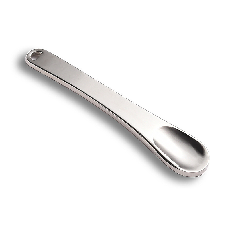 Mini solek pencampuran spatula logam spoon spoon spatula Mini solek pencampuran spatula logam spoon spoon spatula