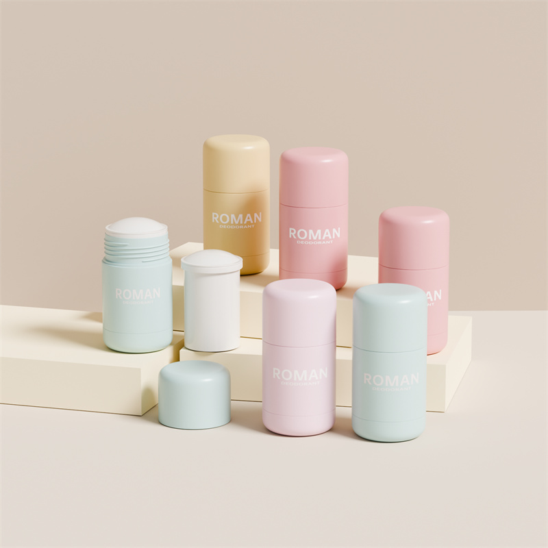 Penjagaan kulit kosong 30g 50g plastik deodoran tongkat dengan botol pembungkusan botol semula Penjagaan kulit kosong 30g 50g plastik deodoran tongkat dengan botol pembungkusan botol semula