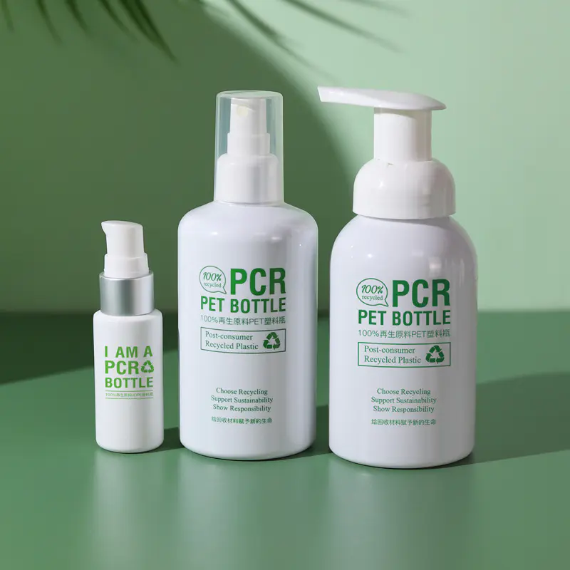 Apakah perbezaan antara Botol Kosmetik PCR dan Botol Kosmetik rPET?